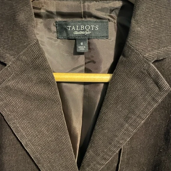 Talbots Women's Chocolate Brown Blazer - Picture 3 of 3